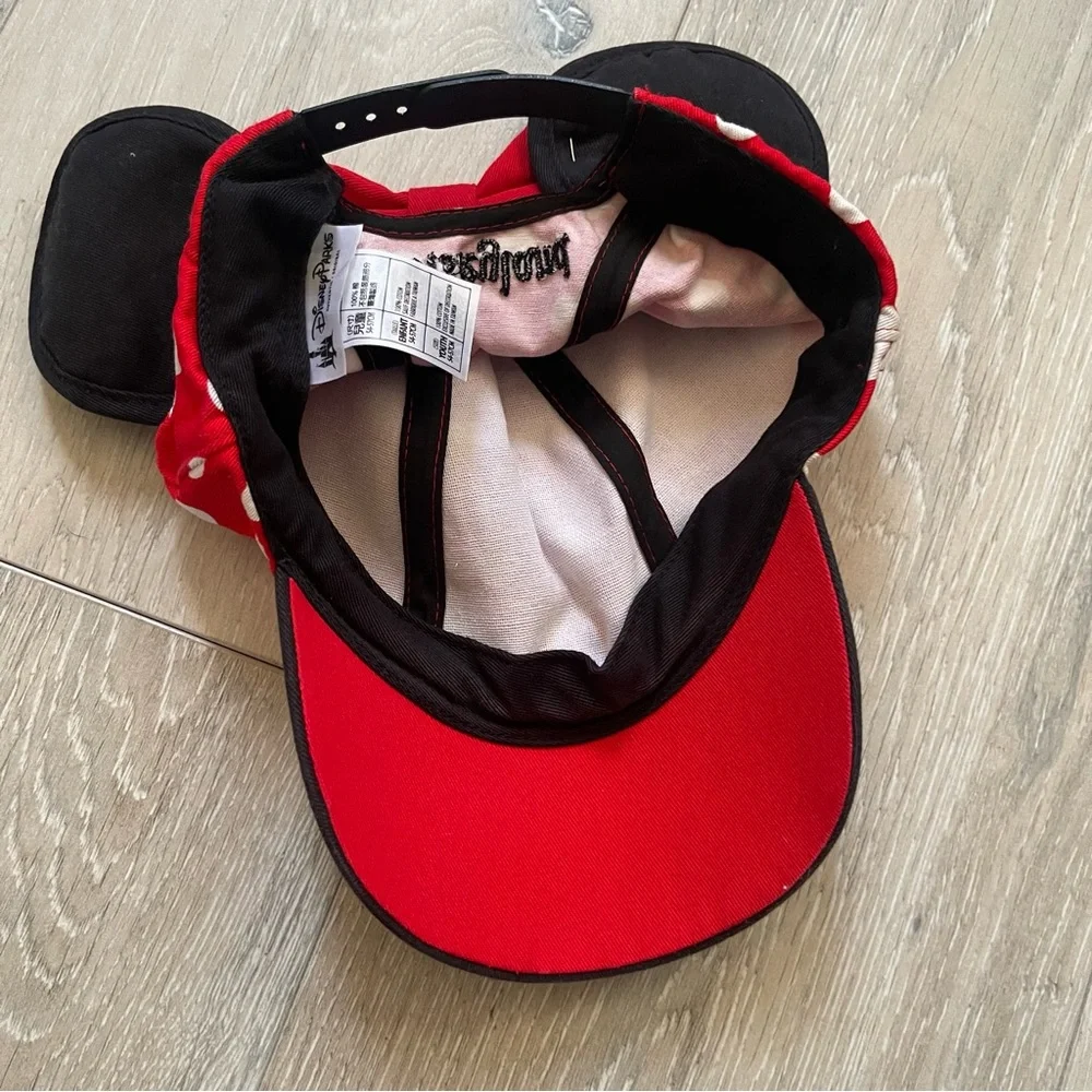 Disney Parks Disneyland Minnie Mouse Ears Youth Snapback Cap Hat